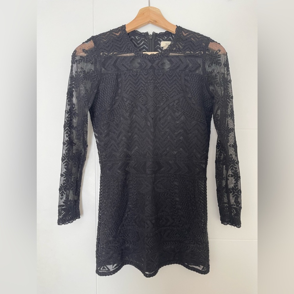 Stunning Isabel Marant H&M black lace top, size 4